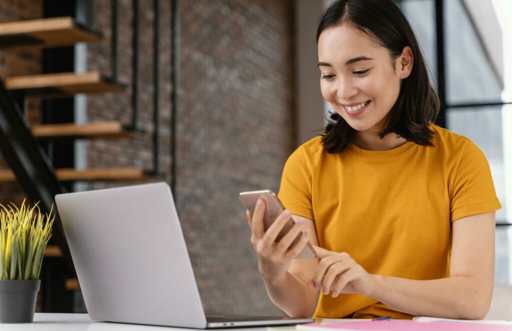 young-woman-using-phone-while-attending-online-class-1024x662